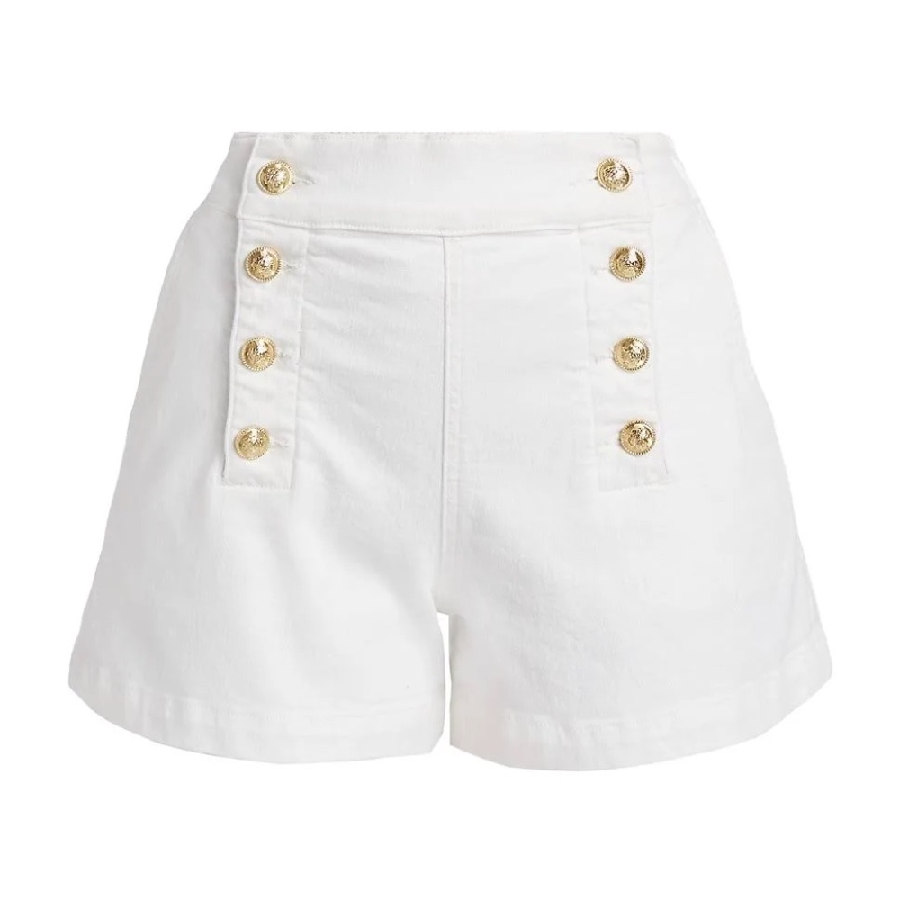 Derek Lam 10 Crosby White Sailor Shorts - Size 4